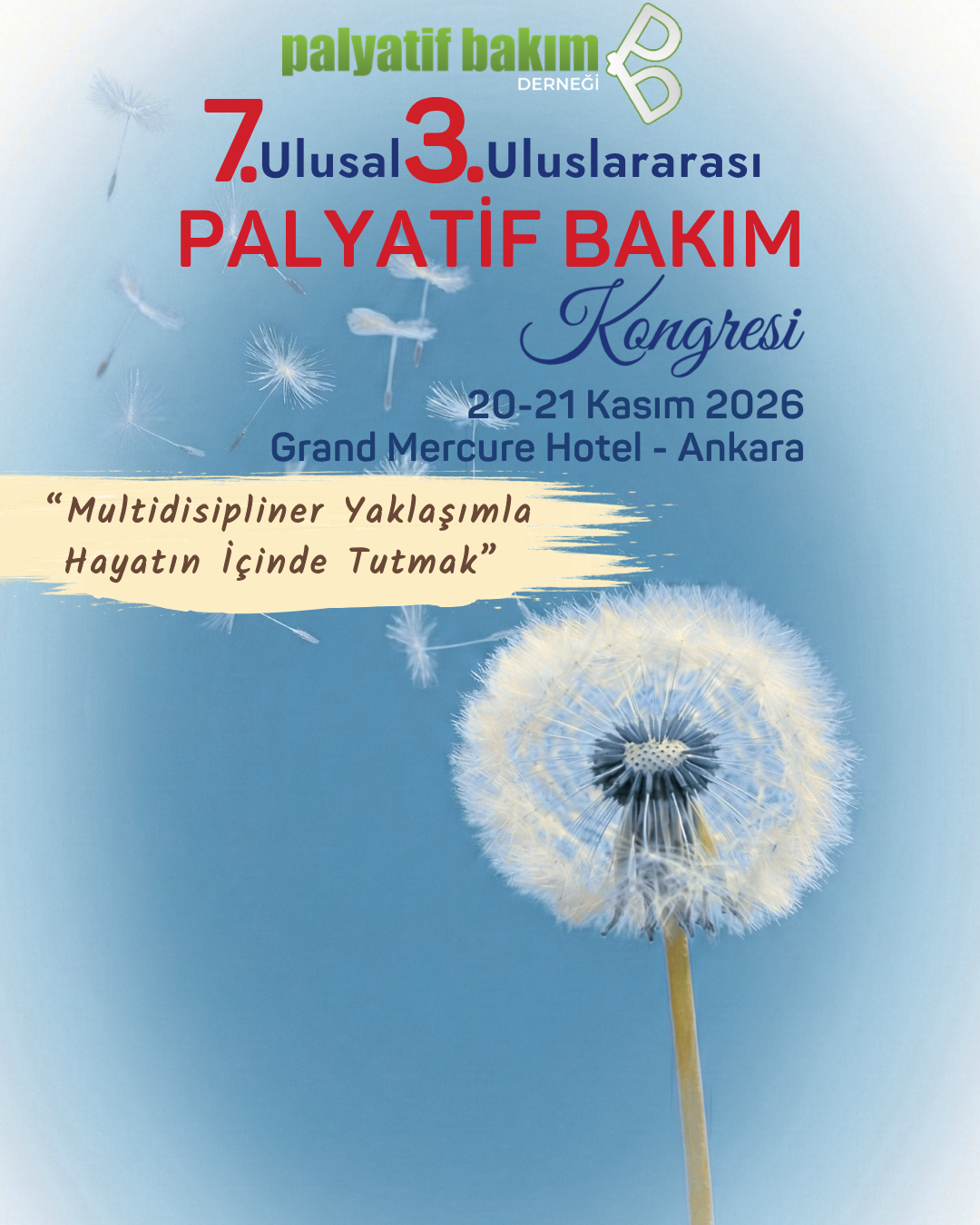 Palyatif Bakım Kongresi Afiş